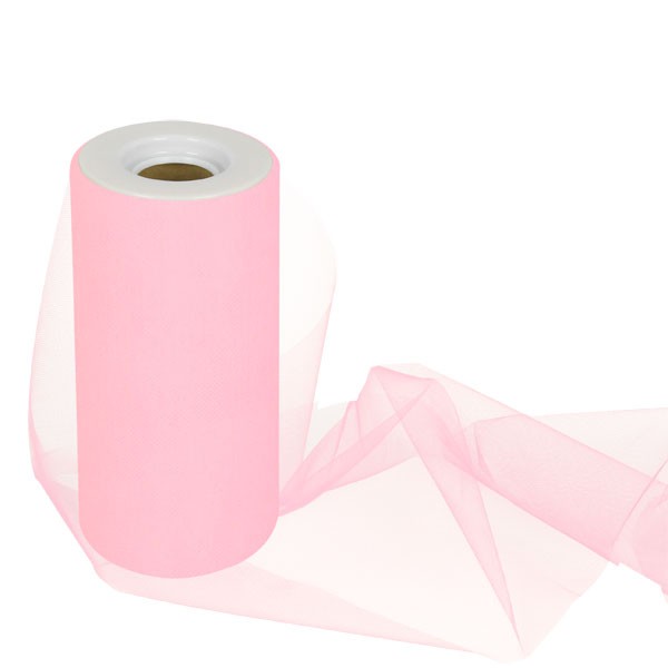 Tulle Colore Rosa 15 cm x 25 m