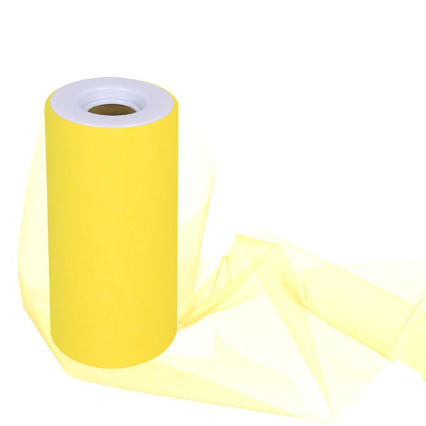 Tulle Colore Giallo 15 cm x 25 m