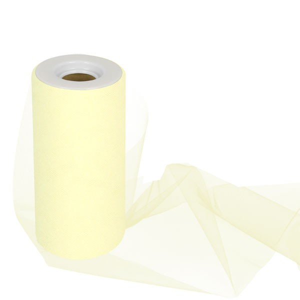 Tulle Colore Avorio 15 cm x 25 m
