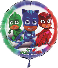 Palloncino Tondo 18" Pj Masks - Super Pigiamini Mylar