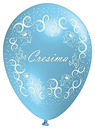 Palloncini in Lattice Cresima Celesti