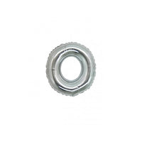 Micro Palloncino Numero 0 (17 cm - 5pz) Mylar Argento