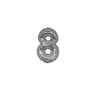 Micro Palloncino Numero 8 (17 cm - 5pz) Mylar Argento