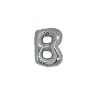 Micro Palloncino Lettera B (17 cm - 5pz) Mylar Argento