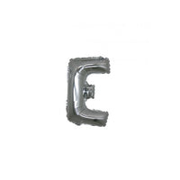 Micro Palloncino Lettera E (17 cm - 5pz) Mylar Argento