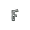 Micro Palloncino Lettera F (17 cm - 5pz) Mylar Argento