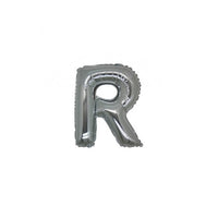 Micro Palloncino Lettera R (17 cm - 5pz) Mylar Argento