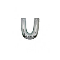 Micro Palloncino Lettera U (17 cm - 5pz) Mylar Argento