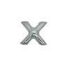 Micro Palloncino Lettera X (17 cm - 5pz) Mylar Argento