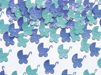 Confetti Decorativi Carrozzina Celesti e Turchesi