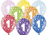 Palloncini 14" Multicolor Numero 1 Lattice 36 cm