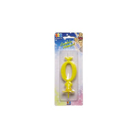 Candelina Gialla Numero 0 10 cm