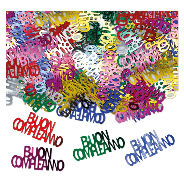 Confetti Multicolor Buon Compleanno
