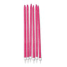 Candeline Matita Fucsia Glitter (12 pz) 15 cm