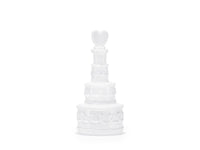 Bolle di sapone Torta Nuziale 10 cm Bianco
