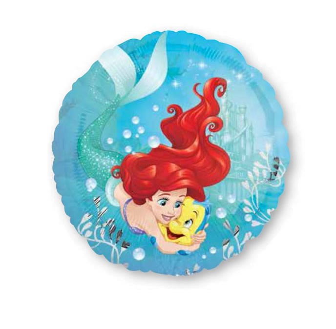 Palloncino Ariel Sirenetta Disney Tondo 18"