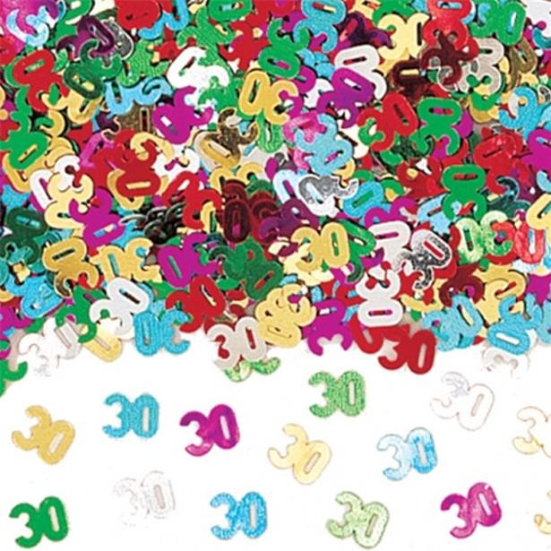 Confetti Decorativi Numero 30 Multicolor