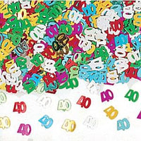 Confetti Decorativi Numero 40 Multicolor