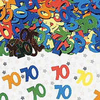 Confetti Decorativi Numero 70 Multicolor