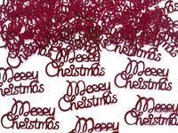 Confetti Decorativi Merry Christmas Rosso