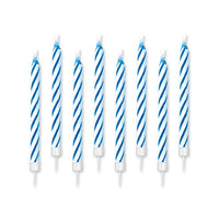 10 Candeline Magiche Celesti 6 cm