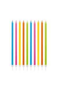 Candeline Magiche Matita Multicolore  (10 pz) 15.5 cm