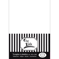 Tovaglia Bianca in PVC (140x240 cm) Bianco