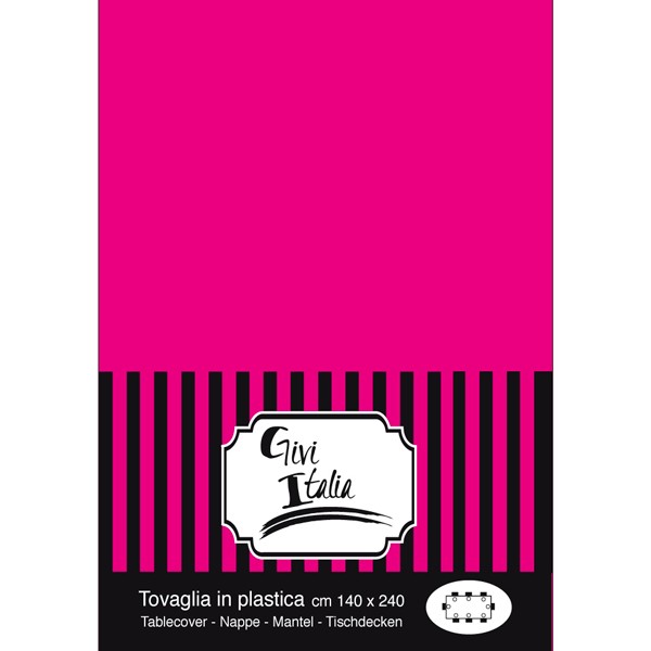 Tovaglia Fucsia in PVC (140x240 cm)