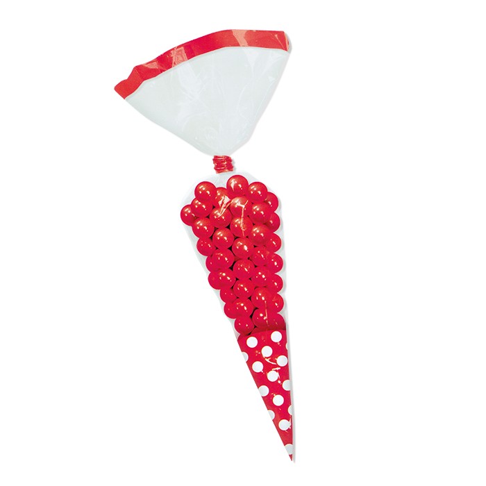 Sacchettini Rossi a Cono (10 pz)