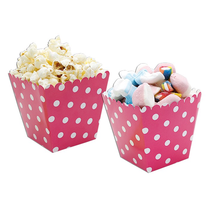 Sweet Box Fucsia a Pois (6 pz)