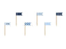 Picks Toppers Bandierina Aeroplano (6 pz) 7 cm