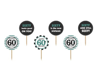 Picks Toppers 60 Anni (6 pz)