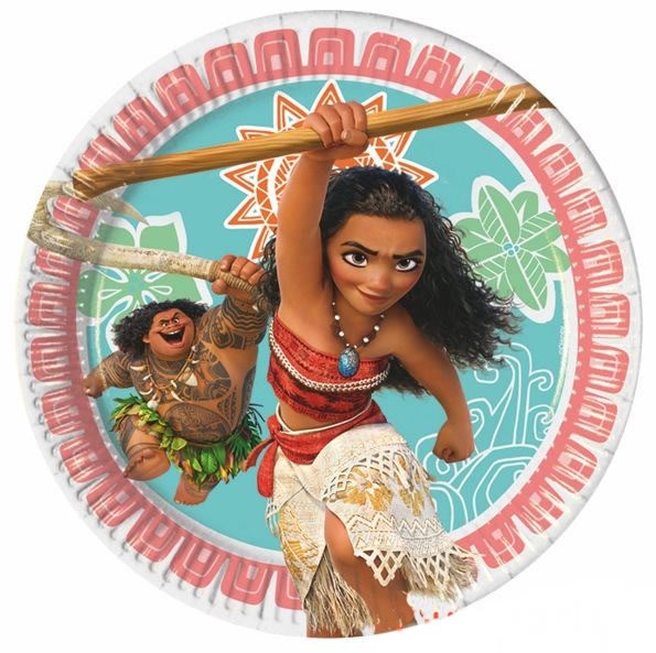 Piattini Oceania Disney 20 cm (moana) pz.8