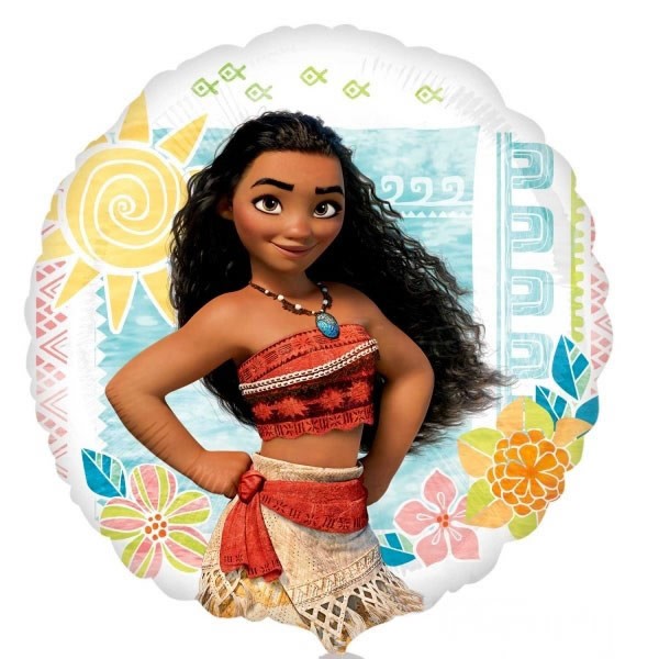 Palloncino Oceania Disney Tondo 18"