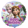 Palloncino Tondo Frozen Happy Birthday Mylar 45 cm