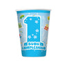 Bicchieri Celesti One Light Blue da 200 ml (8 pz) Cartoncino Celeste