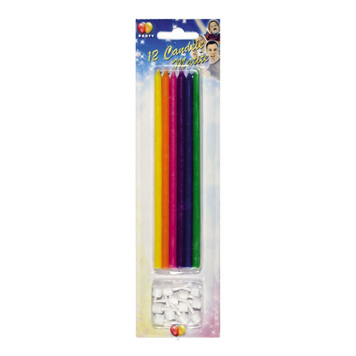 Candeline Matita Multicolore  (12 pz)