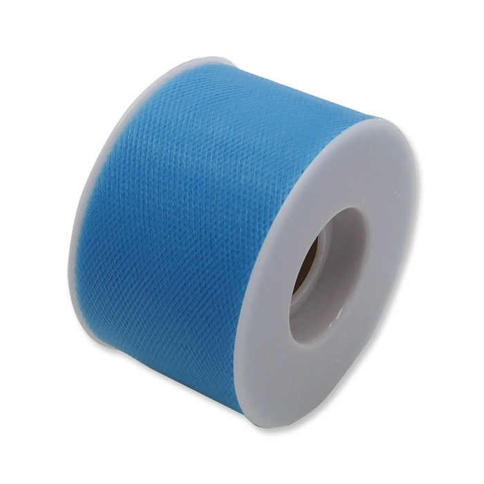 Tulle 5 cm x 50 mt colore Azzurro