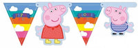 Festone Banner Peppa Pig Cartoncino 180 cm Multicolor