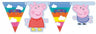 Festone Banner Peppa Pig Cartoncino 180 cm Multicolor