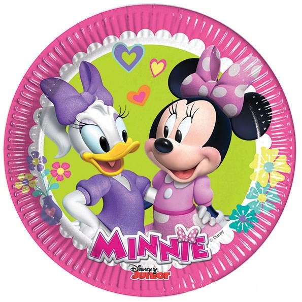 Piattini di Carta Minnie Happy Helpers da 20 cm (8pz)