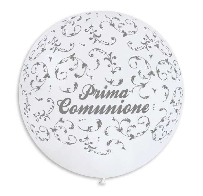 Palloncino in Lattice 22" Bianco Prima Comunione