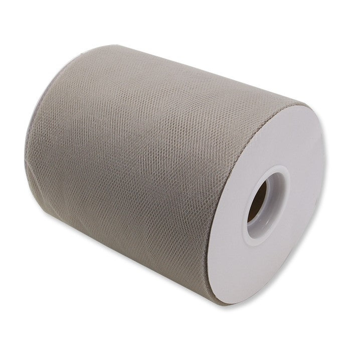 Tulle Decorativo Argento Scuro 12.5 x 100 mt
