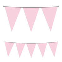 Festone Bandierina in Plastica Rosa