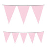 Festone Bandierina in Plastica Rosa