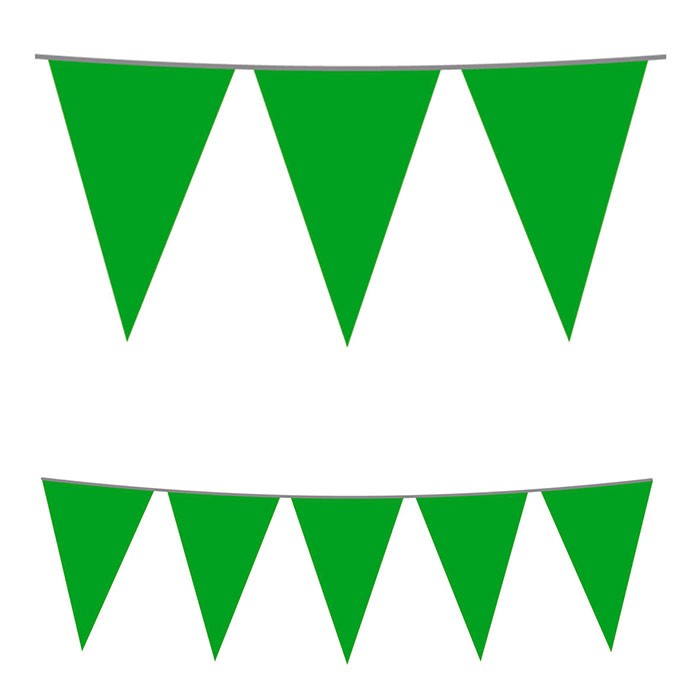 Festone Bandierina in Plastica Verde