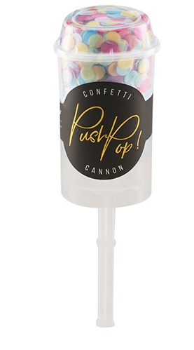 Spara Confetti Push Pop Mix