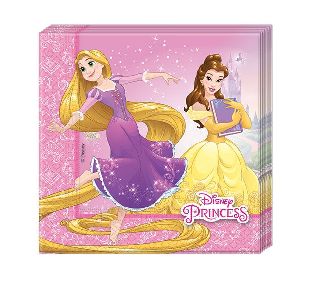 Tovaglioli di Carta Principesse Heart 33x33