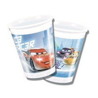 Bicchieri di Plastica Cars Ice da 200 ml (8 pz)