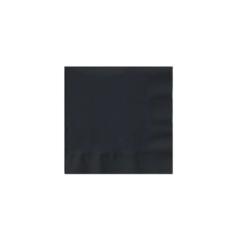 Tovaglioli di Carta Neri 25x25